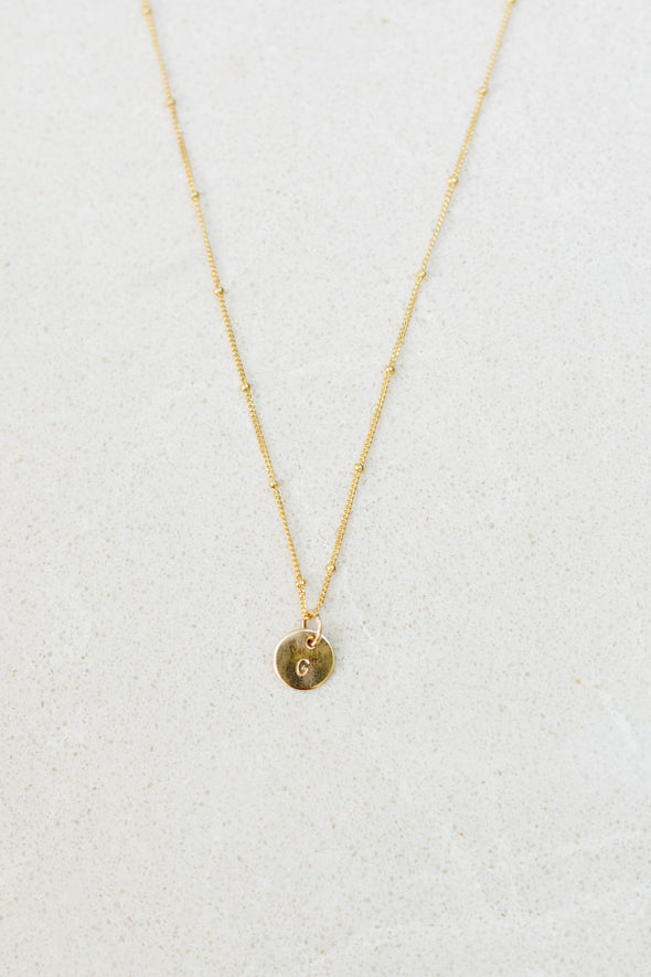 TRINKET INITIAL NECKLACE
