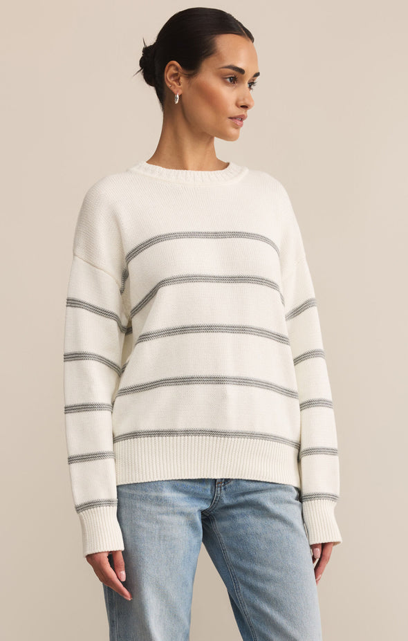BOYFRIEND STRIPED SWEATER