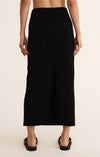 GAIL MIDI SKIRT BLACK