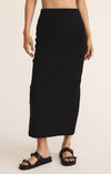 GAIL MIDI SKIRT BLACK