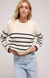 BOYFRIEND STRIPE SWEATER