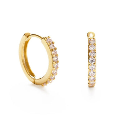 CRYSTAL SMALL HOOPS