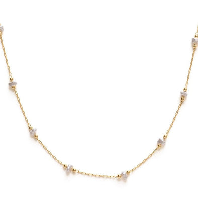 PEARL STATION NECKLACE
