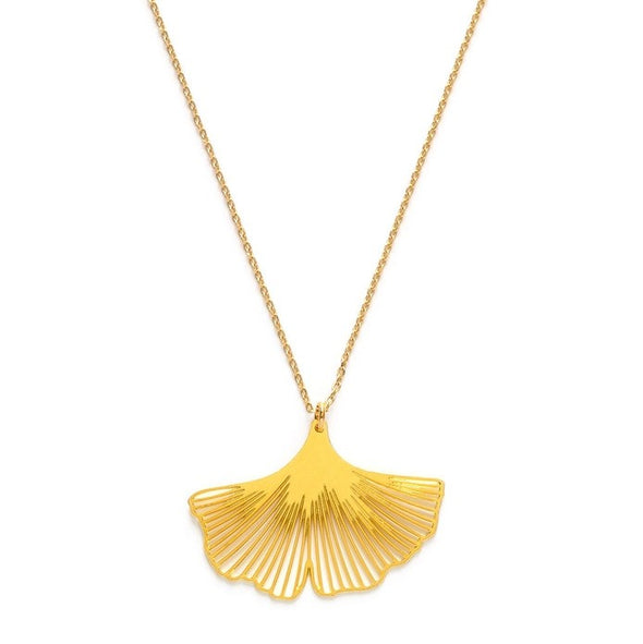 GINKO LEAF NECKLACE