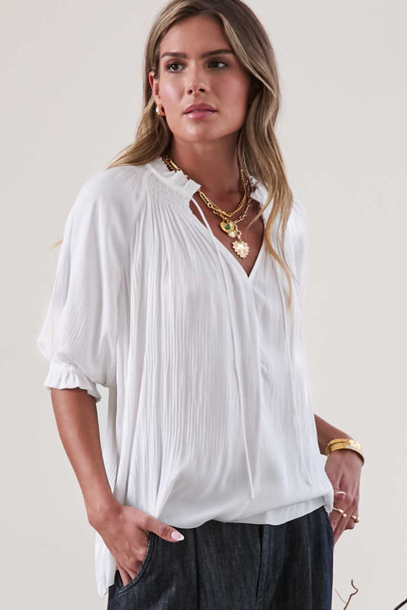 SADIE TOP - WHITE
