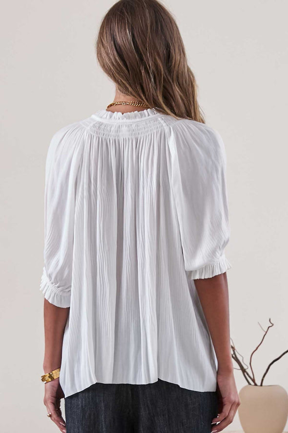 SADIE TOP - WHITE