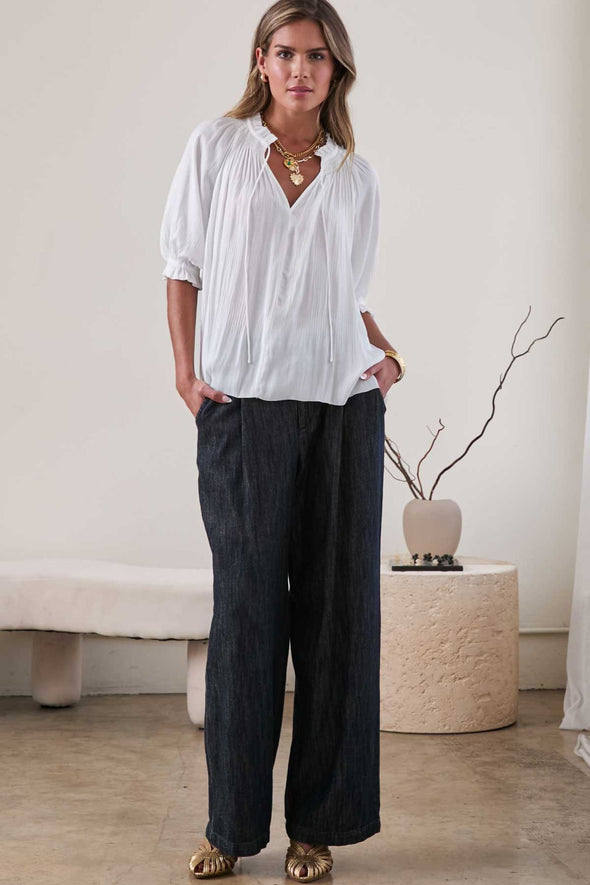 SADIE TOP - WHITE
