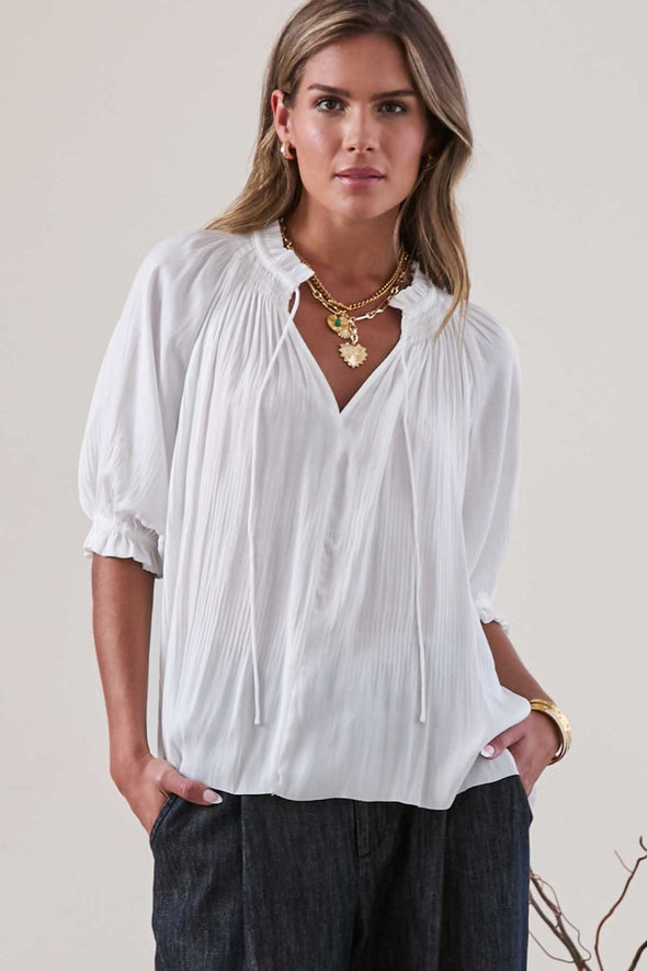 SADIE TOP - WHITE