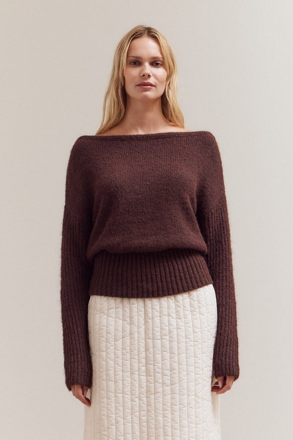 AUBERGINE SWEATER