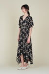 THERESA DRESS - BLACK PRINT