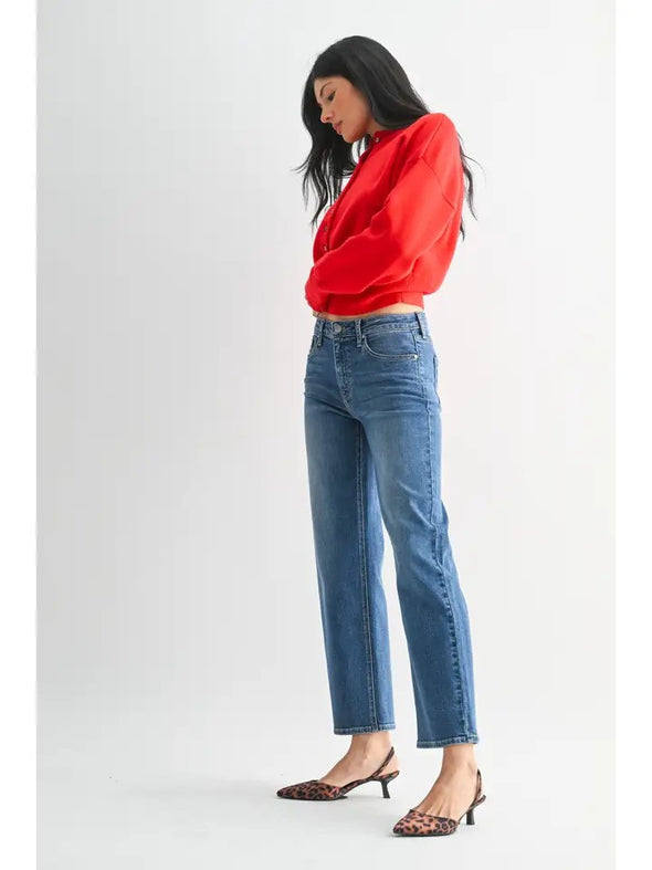 ERICA SLIM WIDE LEG JEANS