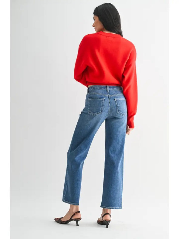 ERICA SLIM WIDE LEG JEANS