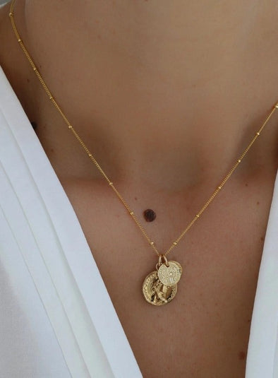 COIN CHARMS NECKLACE