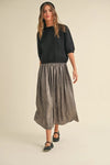JOSIE SWEATER TOP - BLACK