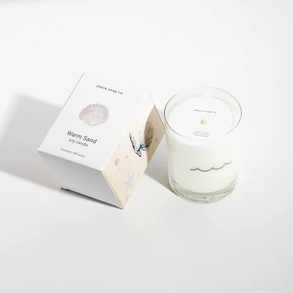SHORE SOAP CANDLE - WARM SAND
