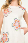 LAYLA FLORAL EMBROIDERED DRESS