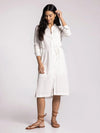 AINSLEY DRESS - WHITE