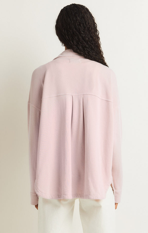 ALL DAY KNIT JACKET - ROSE