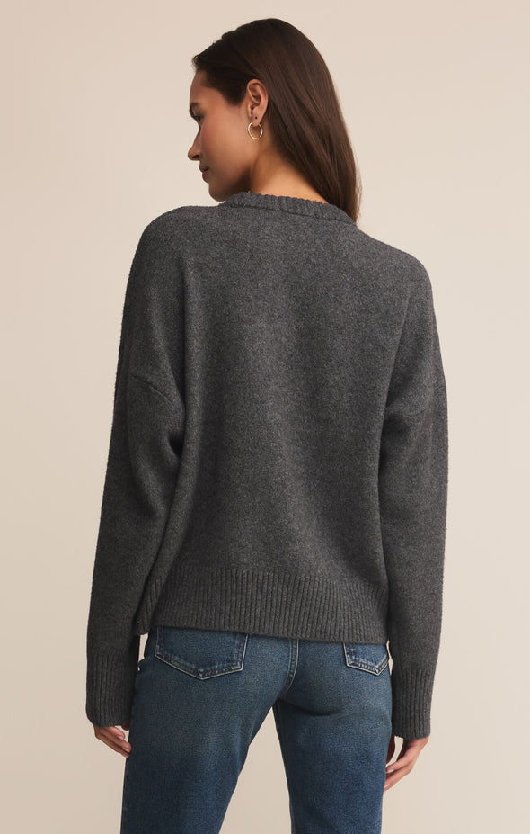 CIRRUS COZY SWEATER - DARK GRAY