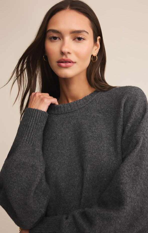 CIRRUS COZY SWEATER - DARK GRAY