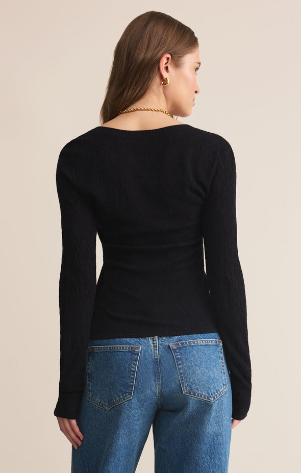 TIBI MESH SWEATER