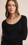 TIBI MESH SWEATER