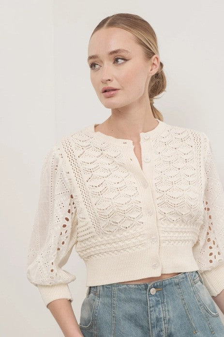 MAISY CARDIGAN - CREAM