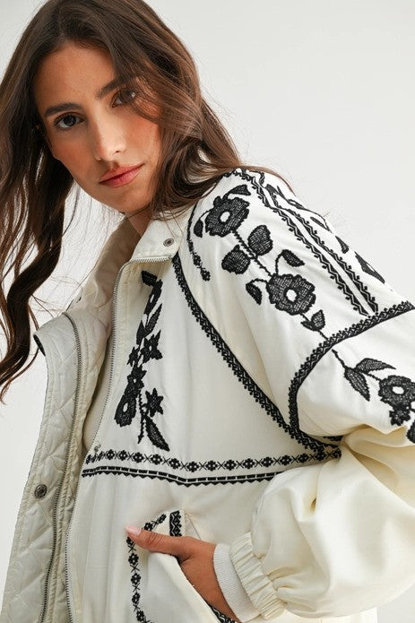 BOHO BOMBER JACKET