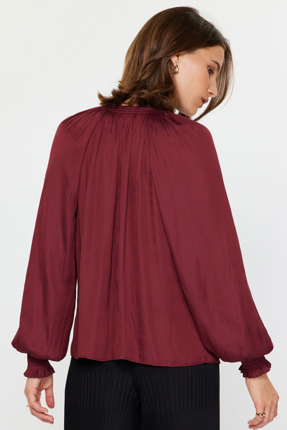 SONOMA TOP - BURGUNDY