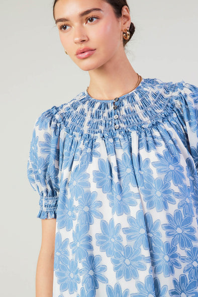 CHARLIE TOP - BLUE