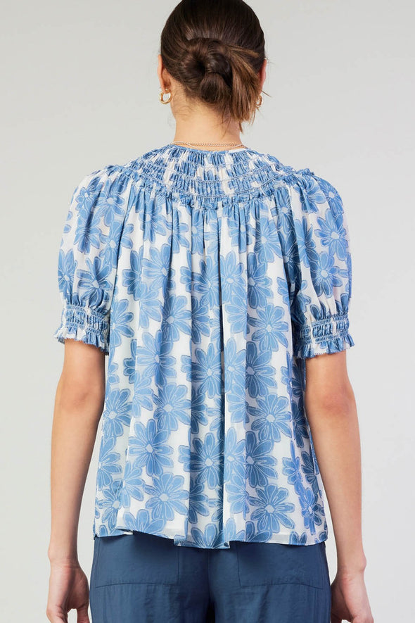 CHARLIE TOP - BLUE