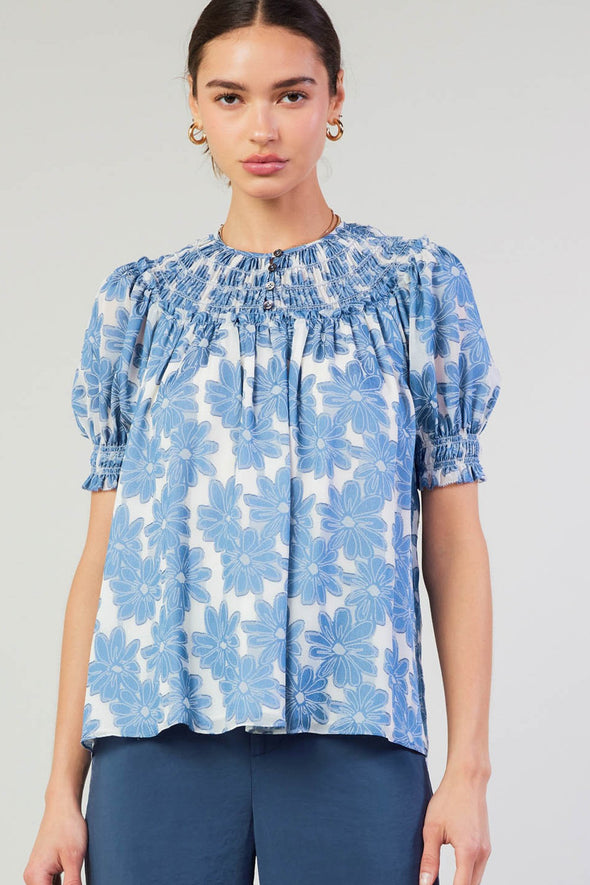 CHARLIE TOP - BLUE