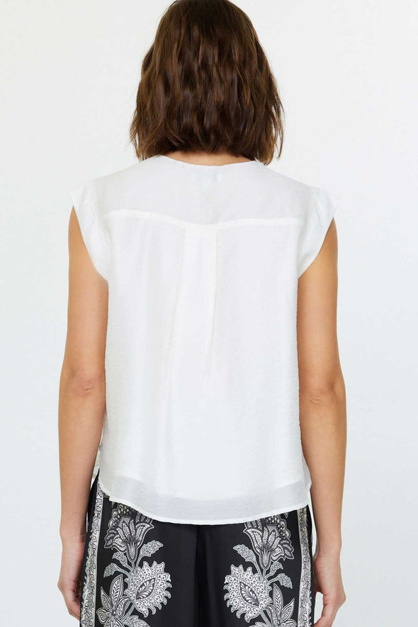 CARSON TOP - WHITE