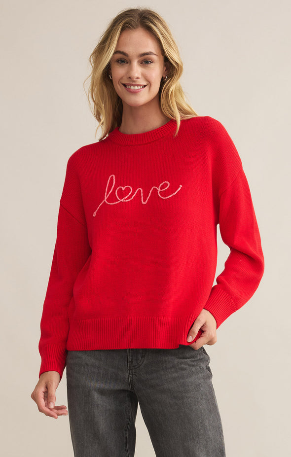 LOVE NOTES BOYFRIEND SWEATER