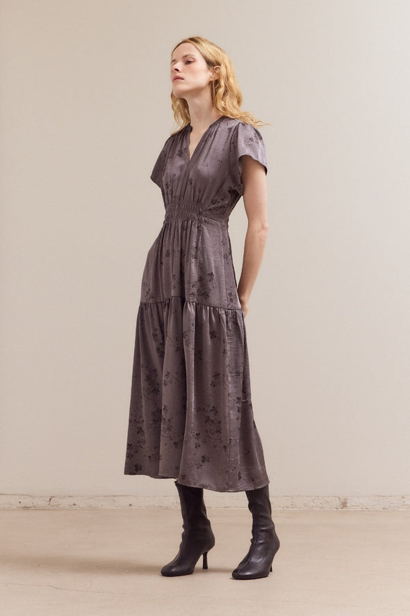 CARMEN DRESS - STEEL