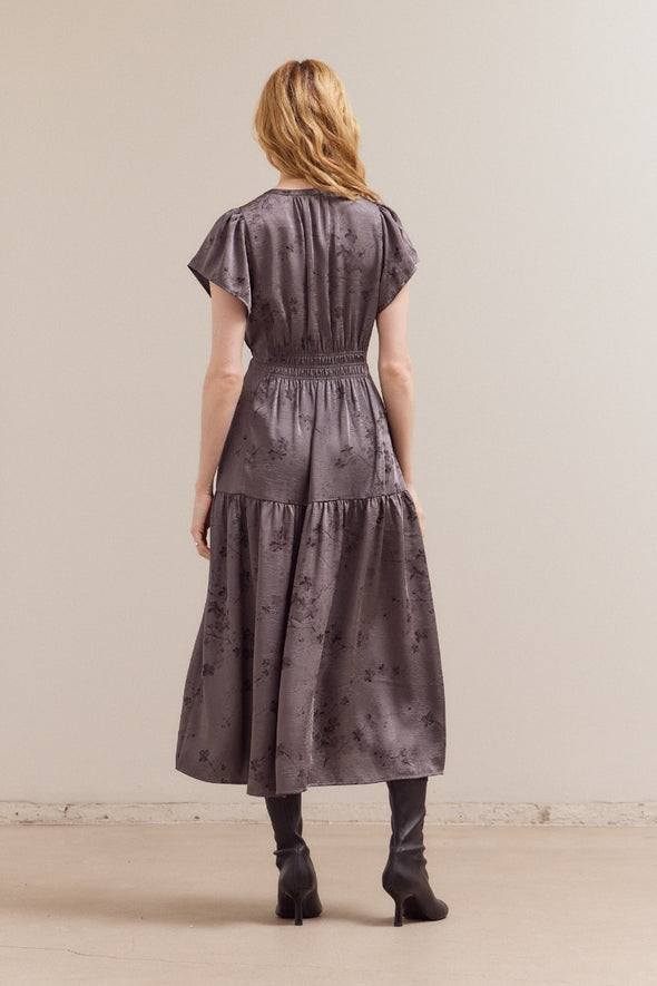 CARMEN DRESS - STEEL