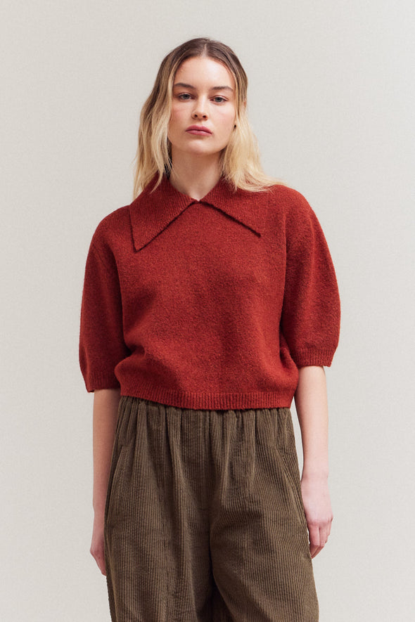 GAILE SWEATER TOP - MAPLE