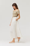 CRINKLE SKIRT - MILK