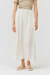CRINKLE SKIRT - MILK