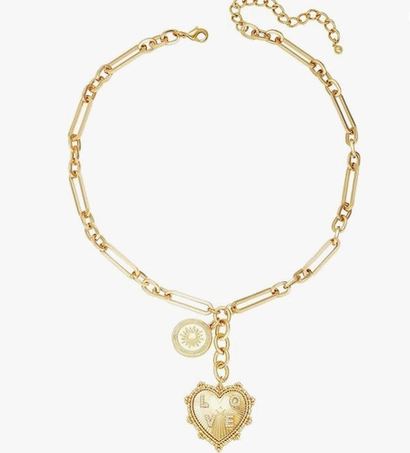 HEART CHARM NECKLACE