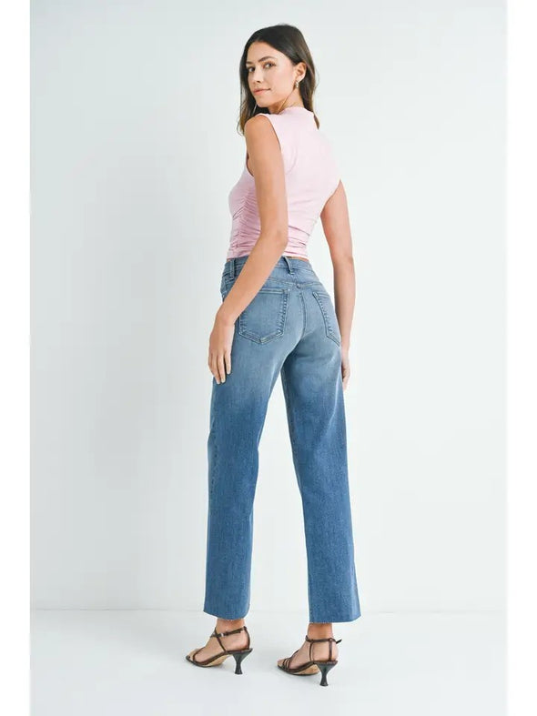 SLIM PALAZZO JEANS