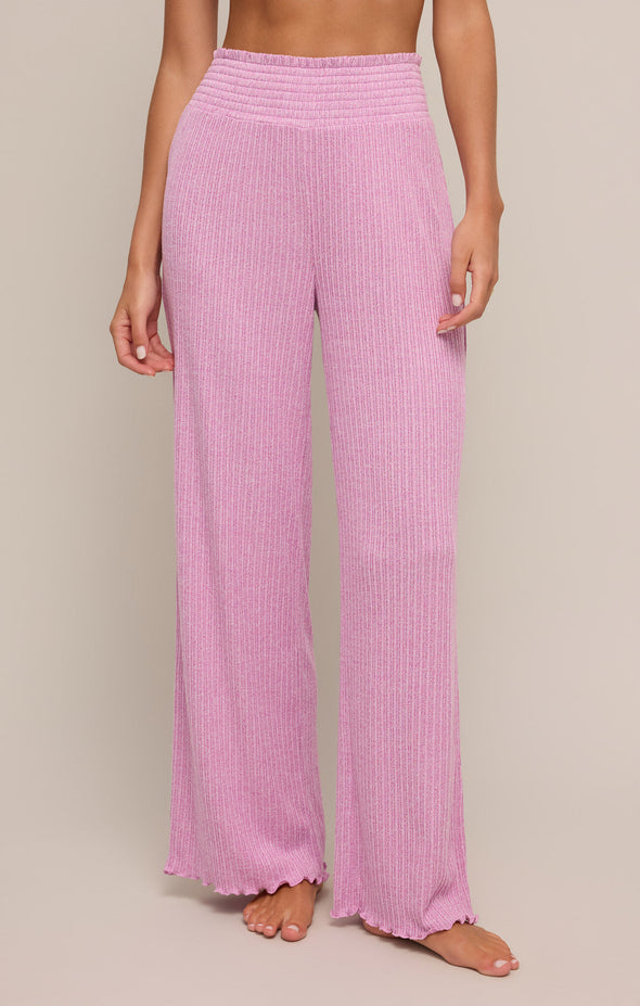 DAWN SMOCKED RIB PANT