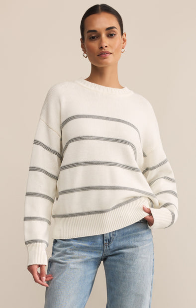 BOYFRIEND STRIPED SWEATER