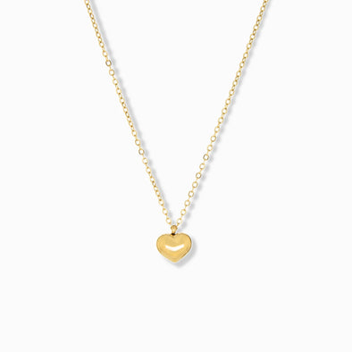 MINI PUFF HEART NECKLACE