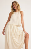 NICOLINE CRINKLE MIDI SKIRT