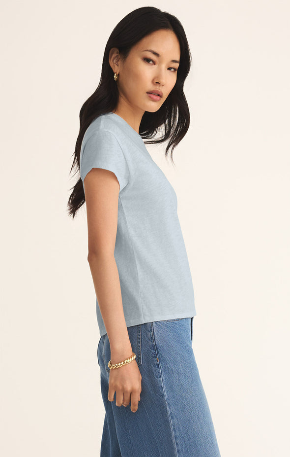 MODERN SLUB TEE - CLEARWATER