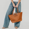 TIFFANY ORGANIZER TOTE - BROWN