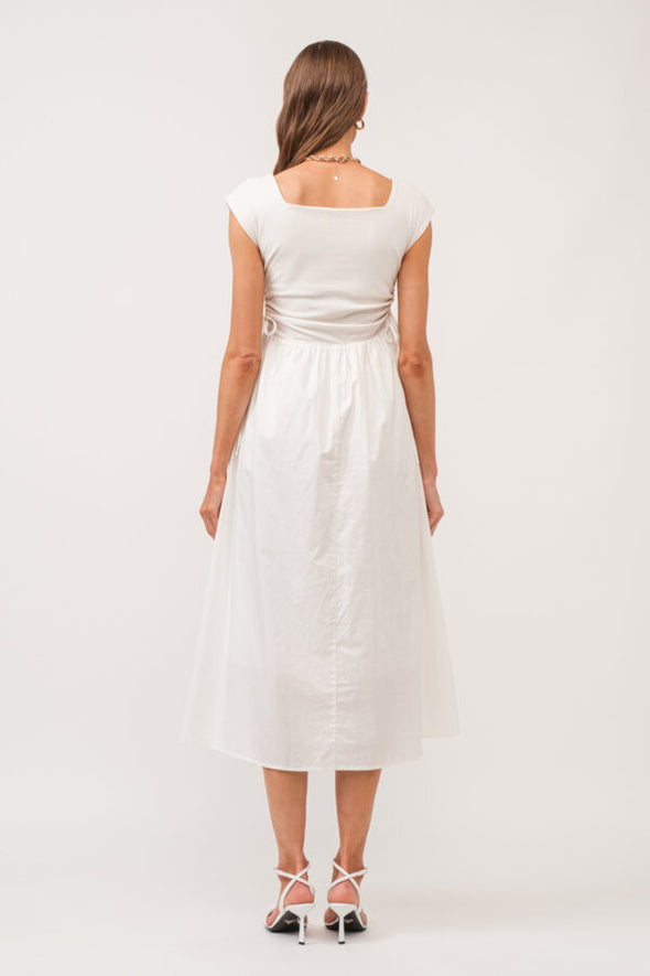 DELIA DRESS - WHITE