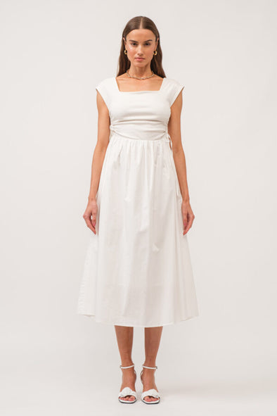DELIA DRESS - WHITE