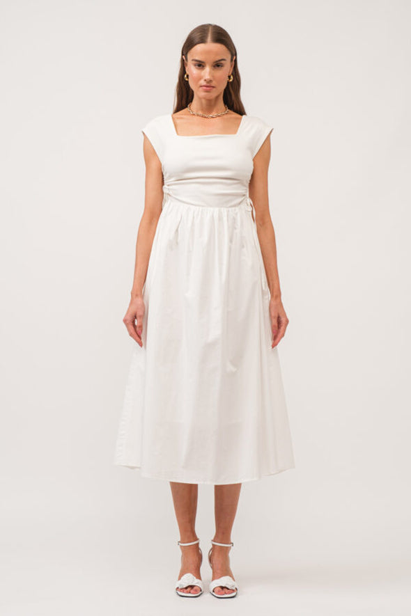 DELIA DRESS - WHITE